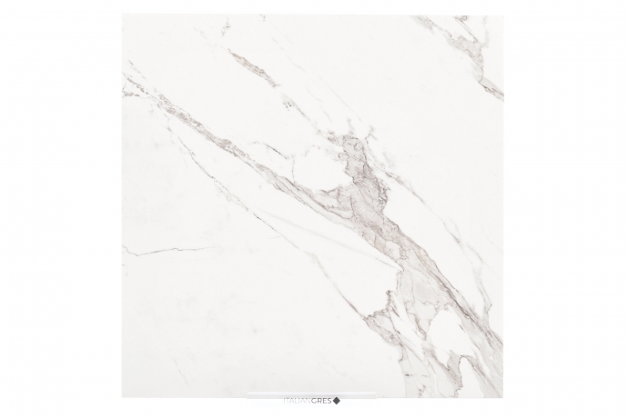 Matt Statuario marble with grey veins