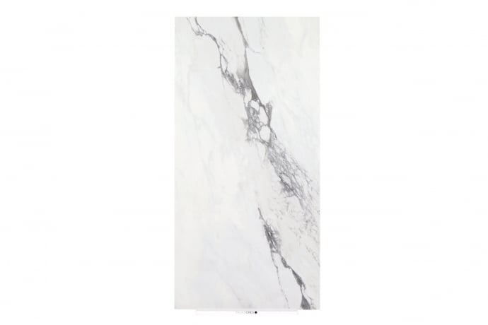 Dark grey vein semi polished marble