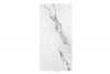 Dark grey vein semi polished marble