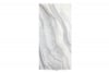 White semi polished marble