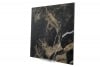 Black glossy marble with beige veins