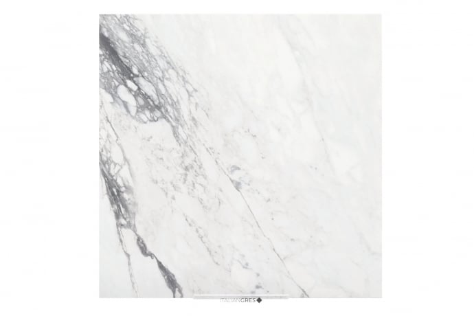 Dark grey vein semi polished marble