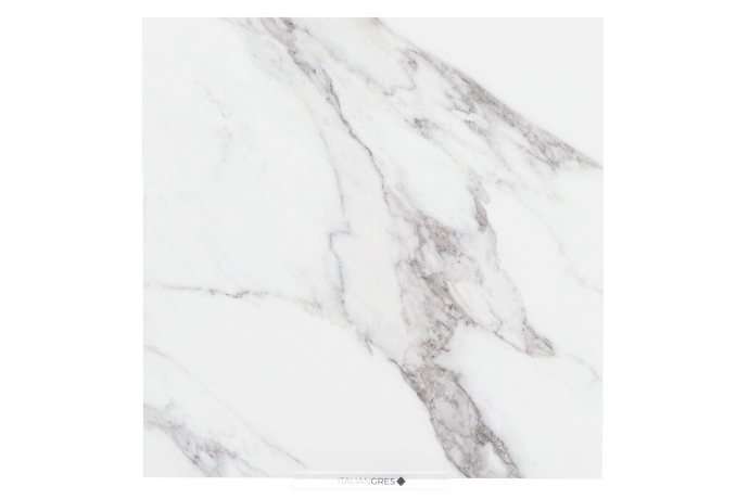 Matt Arabescato style marble with grey veins