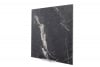 Matt black marble with golden and white veins