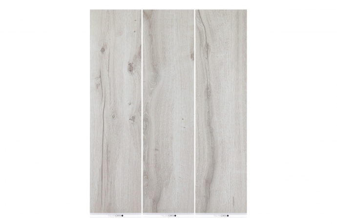 Wood effect floor tiles white