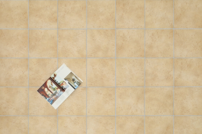 Classic beige terracotta tiles