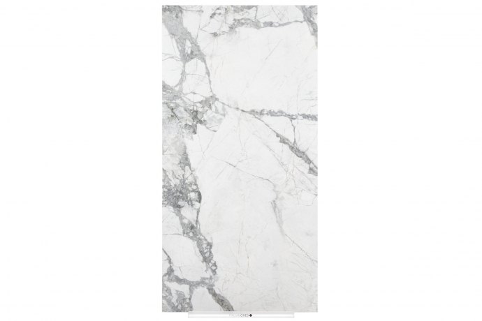 White and grey marble