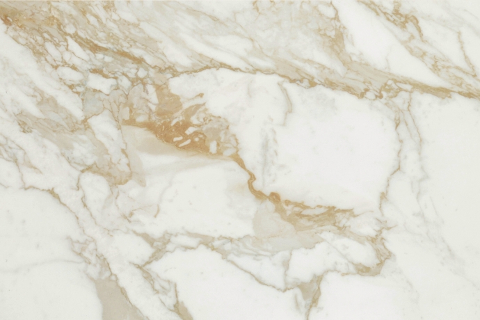 Ivory marble with gold veins soft touch