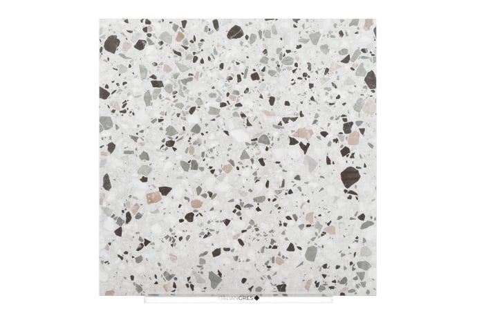 Classico terrazzo veneziano bianco e nero per esterni