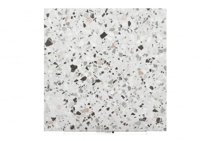 Classico terrazzo veneziano bianco e nero per esterni