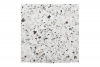 Classic venetian terrazzo floor white and black for outdoor