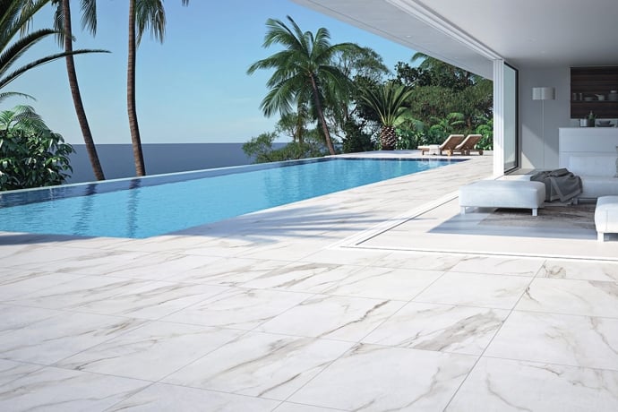 Calacatta marble 20mm grip R11