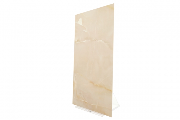 Beige onyx glossy marble