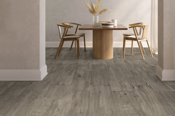 Legno grezzo grigio