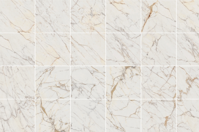 Golden white matt Marble