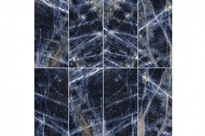 Blu Sodalite glossy Marble