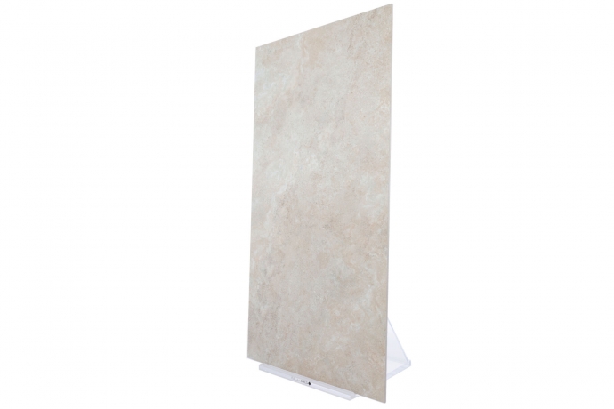 Crosscut almond travertine textured