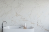 Golden white matt Marble