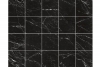 Elegant black matt marble