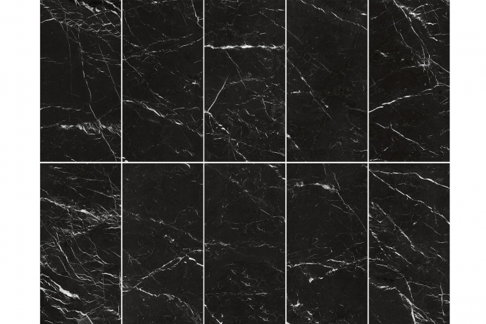 Elegant black matt marble