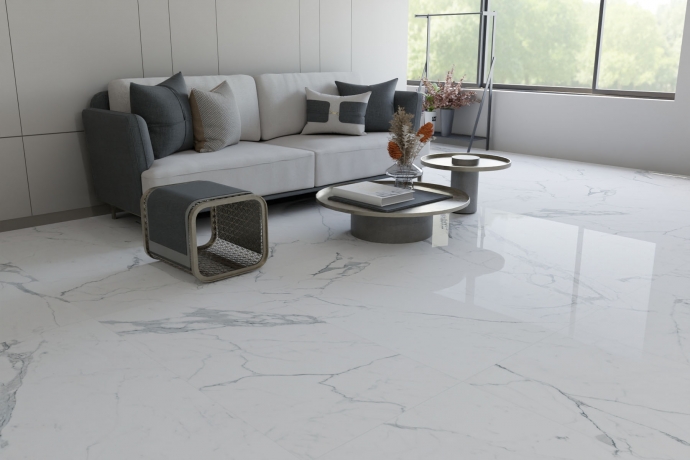 Statuario glossy marble