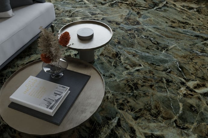 Verde Borgogna matt marble