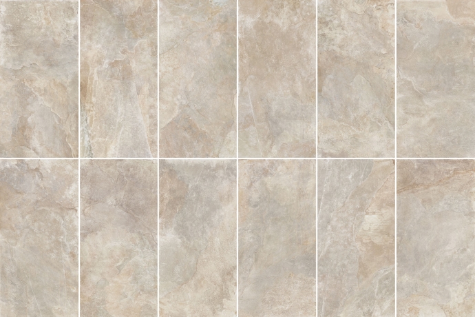 Beige rock effect stone