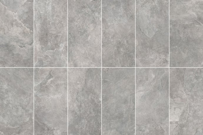 Grey rock effect stone