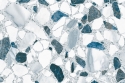 Terrazzo blu matt