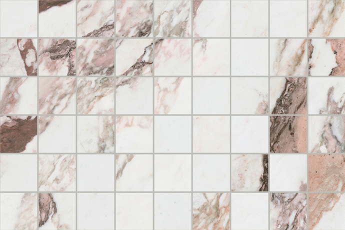 Calacatta pink mosaic