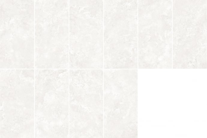 Crosscut white travertine glossy marble