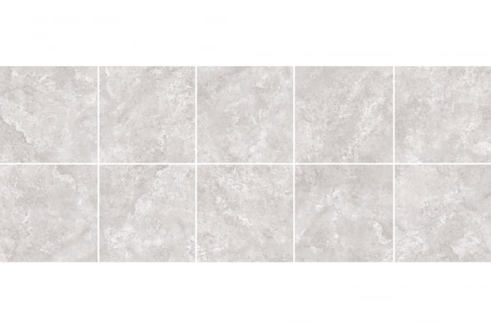 Crosscut grey travertine glossy marble