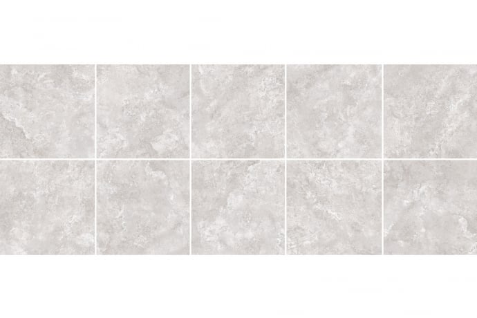 Crosscut grey travertine glossy marble