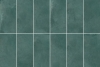 Emerald industrial metallic tiles