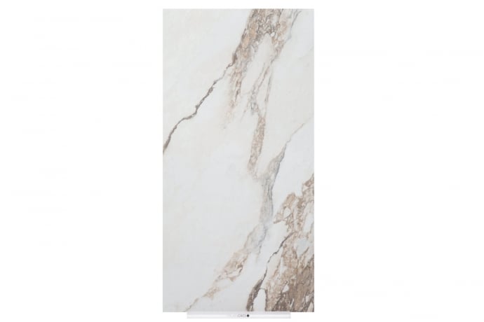 Calacatta pink glossy marble