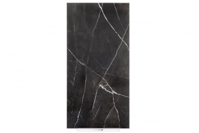 Calacatta Black glossy marble