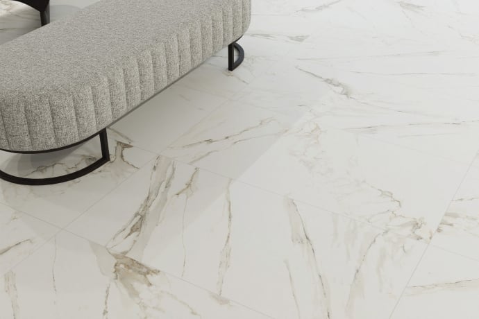 Matt marble cream melange