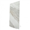 Glossy Calacatta marble grey and gold