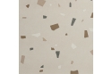 Terrazzo veneziano geometrico tortora