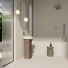 Einheitlicher Punktierter Stein Beige
