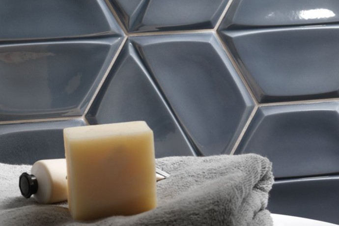 Smooth hexagonal tiles - Bright storm