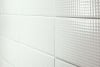 Bright dotted tiles - white