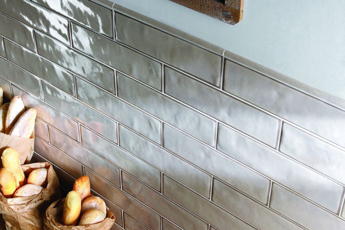 Sparkling Brick tiles - ecru