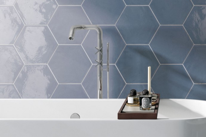 Hexagonal tiles - storm