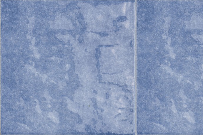 Retrò blue plain tile