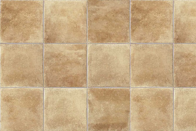 Terracotta effect floor tiles beige