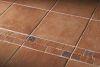 Terracotta effect floor tiles copper