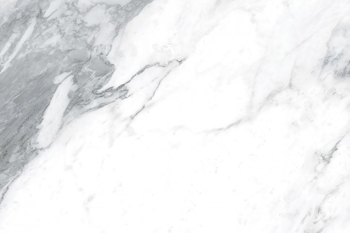 Matt Arabescato style marble with grey veins