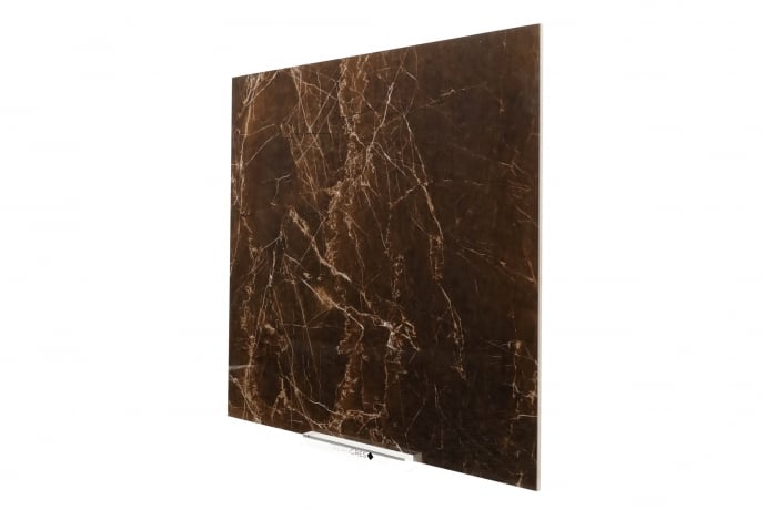 Glossy marble brown Melange