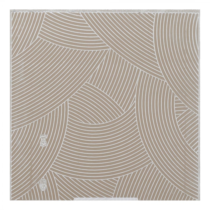 Oxidized iron tile silver